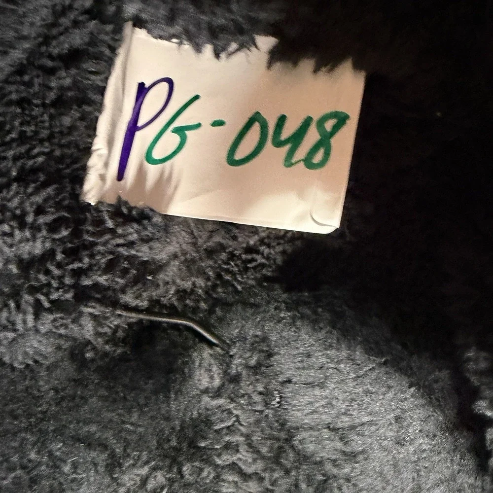 Levis Jacket Mens Large Gray Full Zip Sherpa Lined Fleece Pockets Hooded